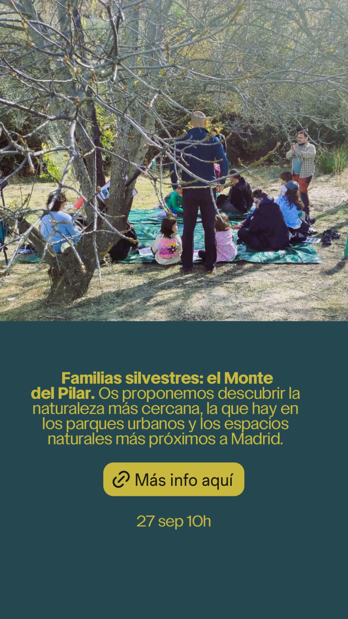 Familias silvestres: el Monte del Pilar