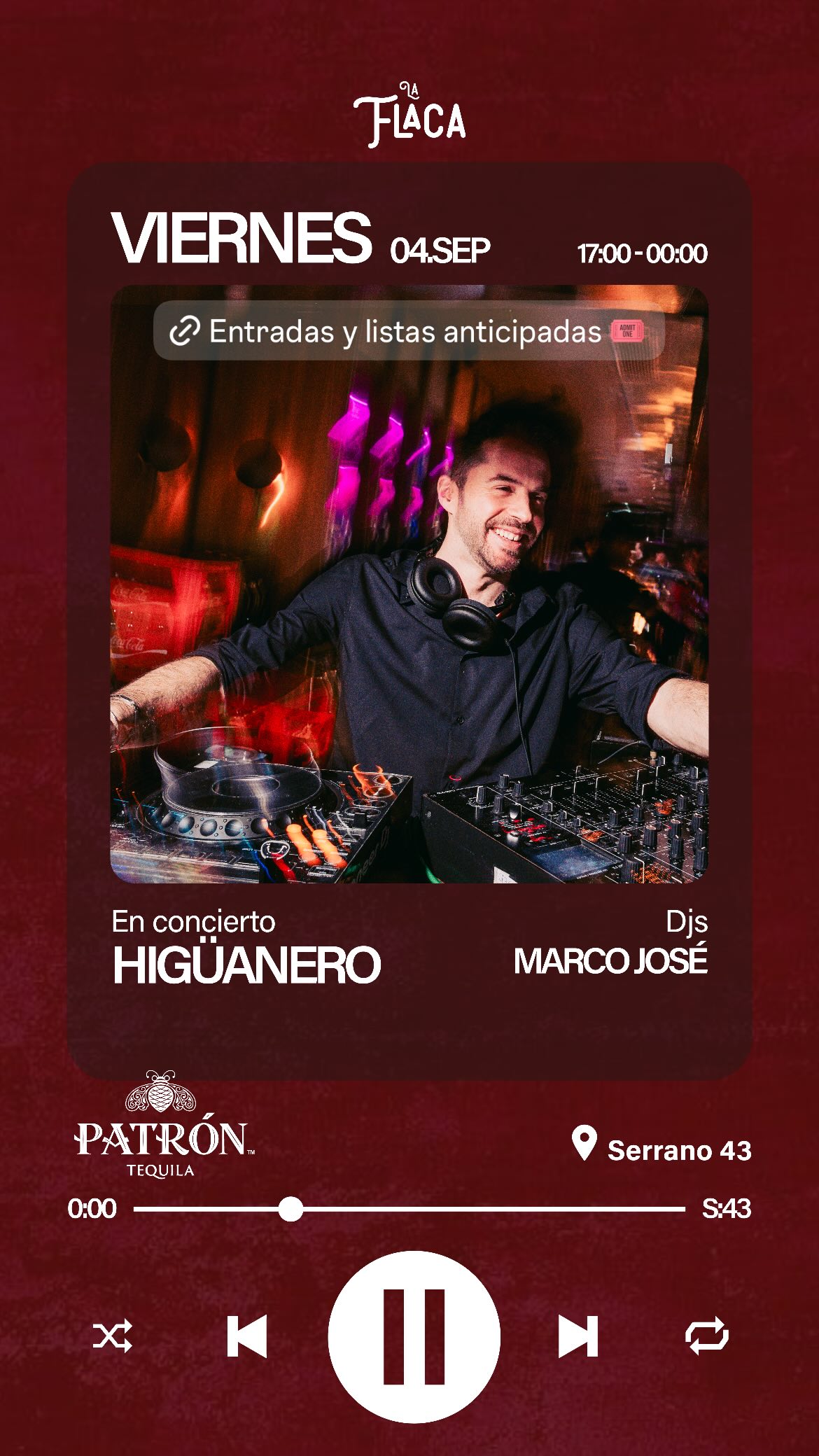 HIGÜANERO — Live at La Flaca