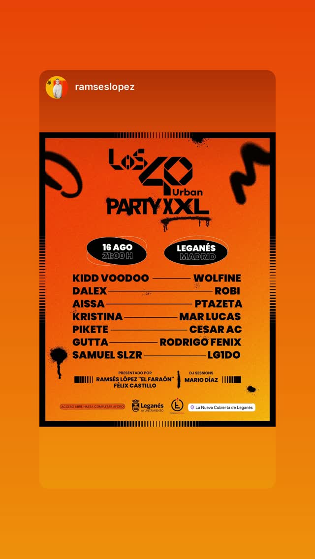 Los 40 Urban Party XXL