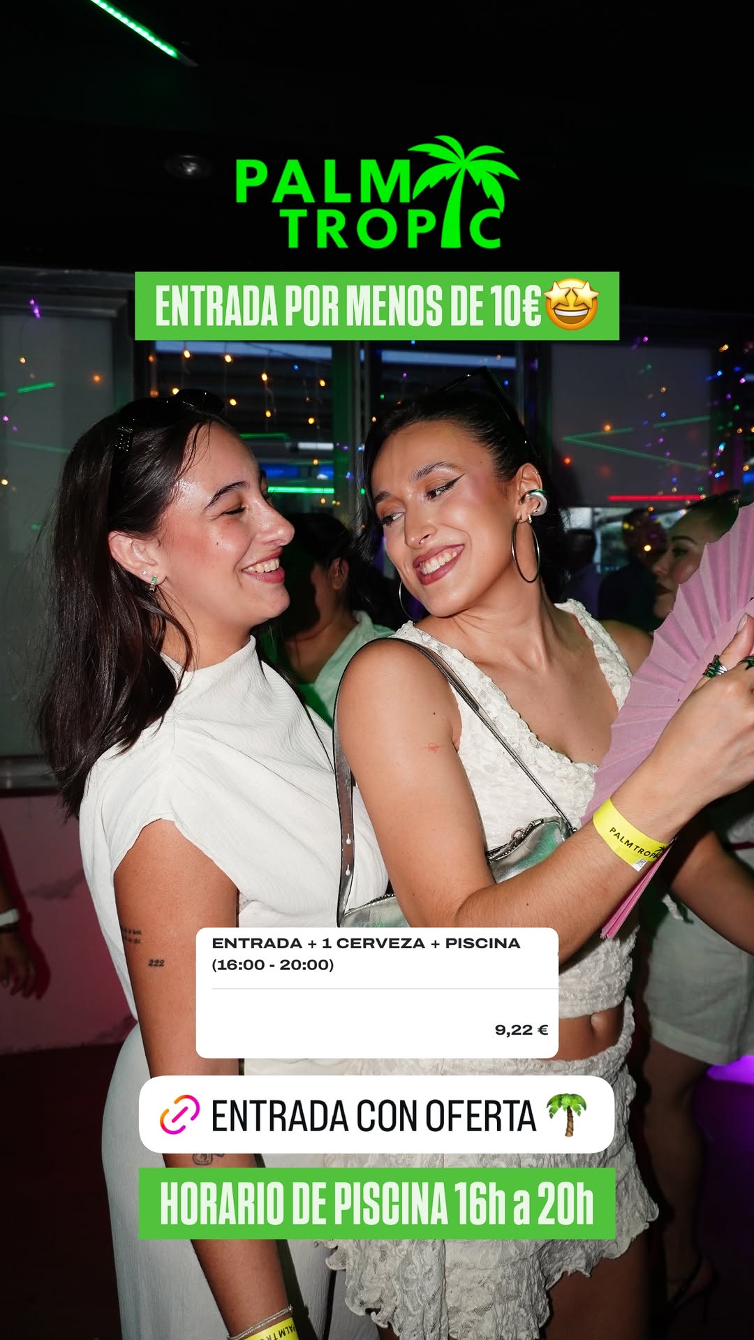 Pool access + beer (Entrada + 1 cerveza + piscina)