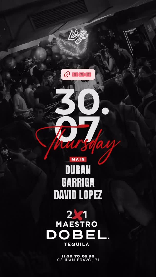 Thursday Night at Liberty — Duran, Garriga & David Lopez