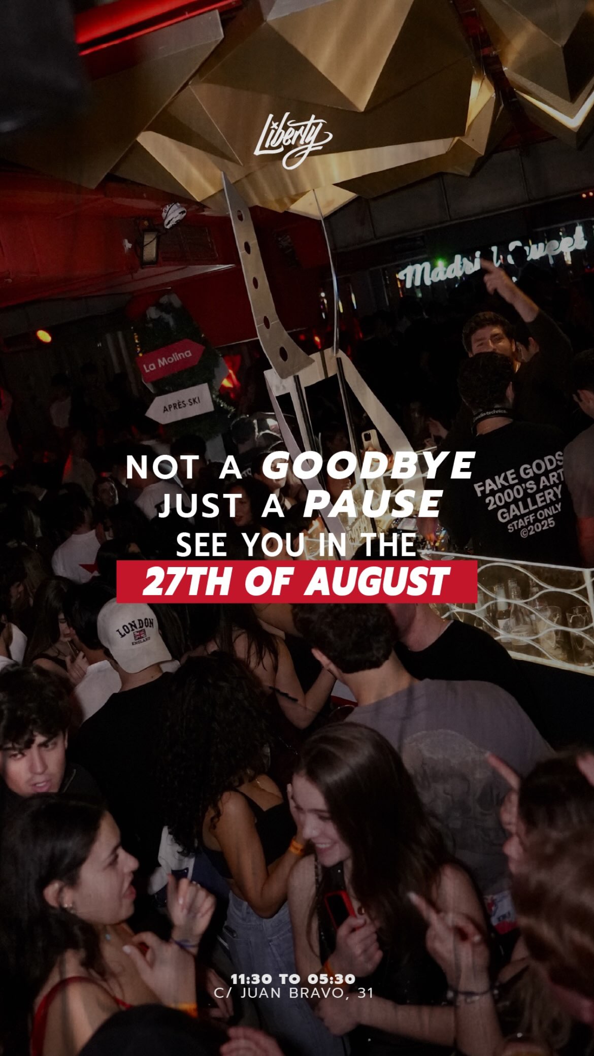 LIBERTY Reopens - 27th of August