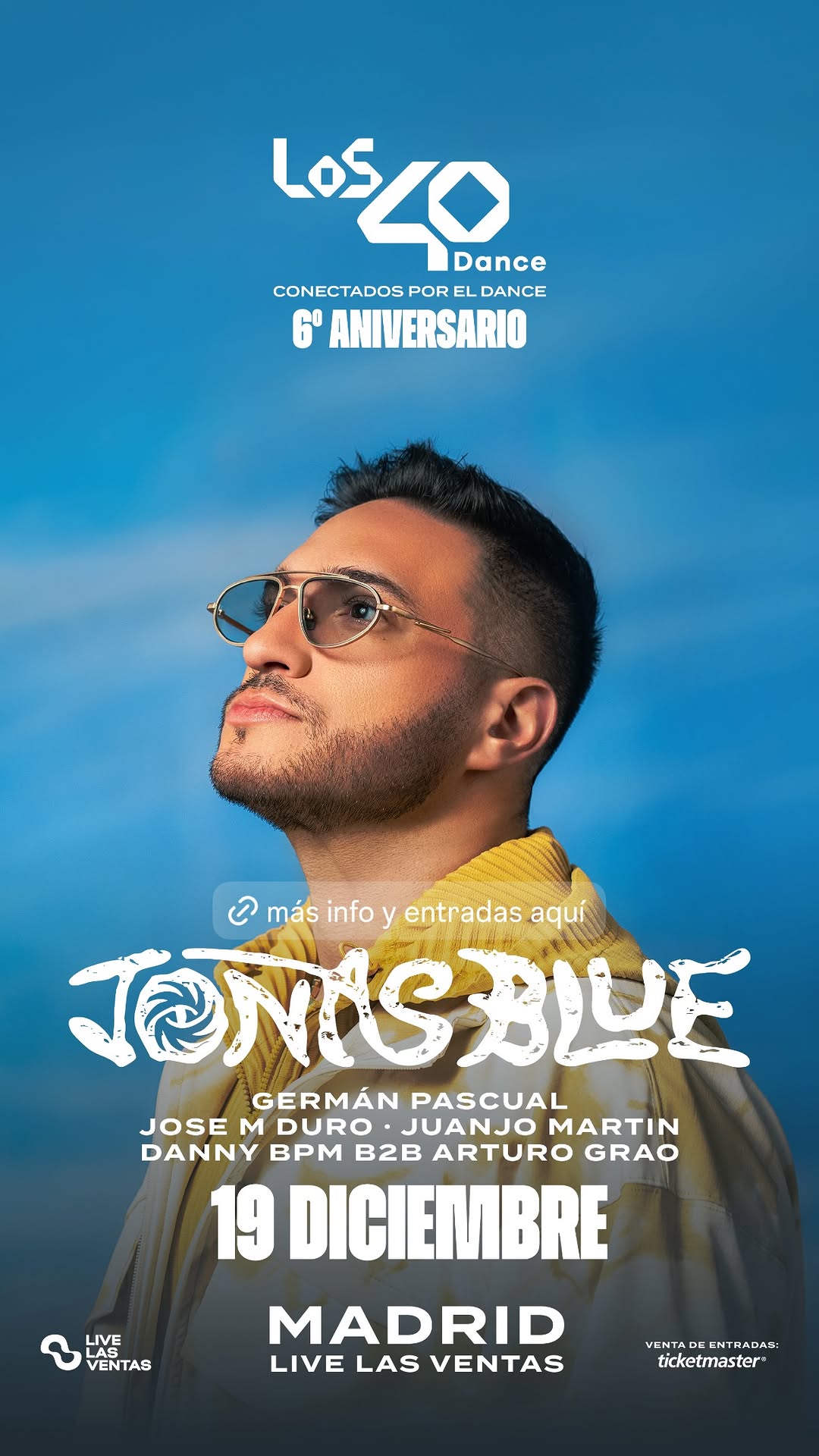 LOS40 Dance 6º Aniversario — Jonas Blue