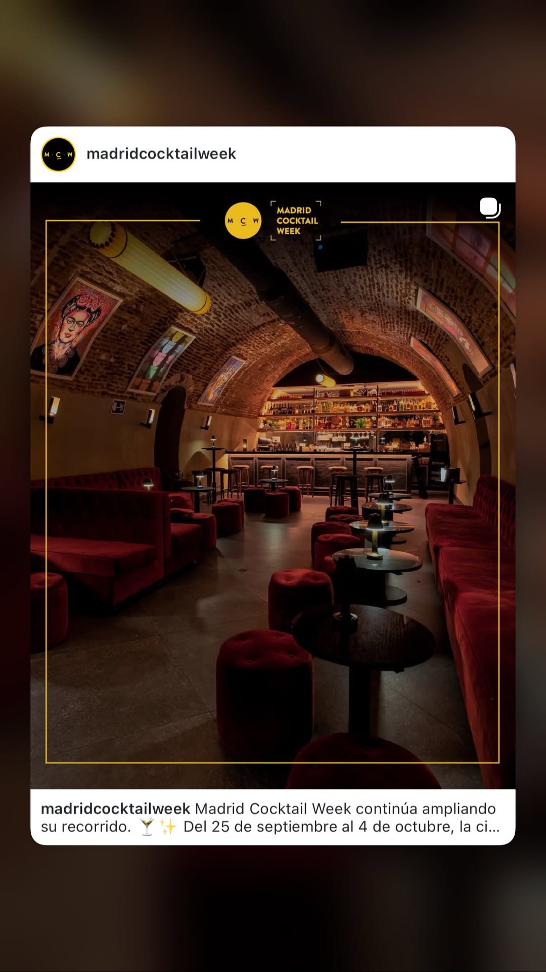 Madrid Cocktail Week — Ruta Bumbu
