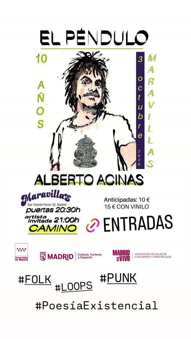 Alberto Acinas — 10 años de 'El Péndulo'