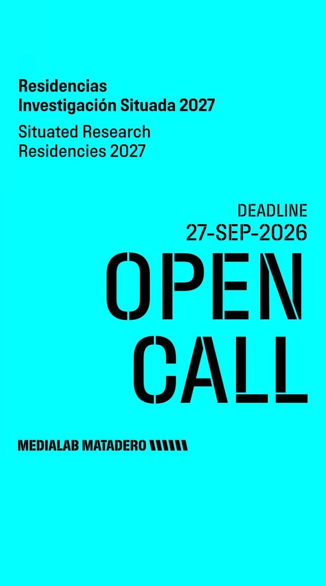 Residencias Investigación Situada 2027