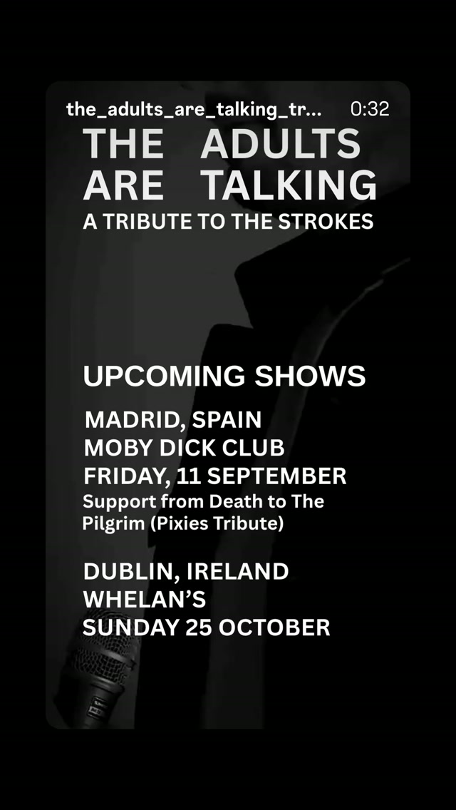 THE ADULTS ARE TALKING (A Tribute to The Strokes)