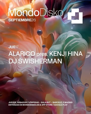 Alarico pres. Kenji Hina at Mondo Disko
