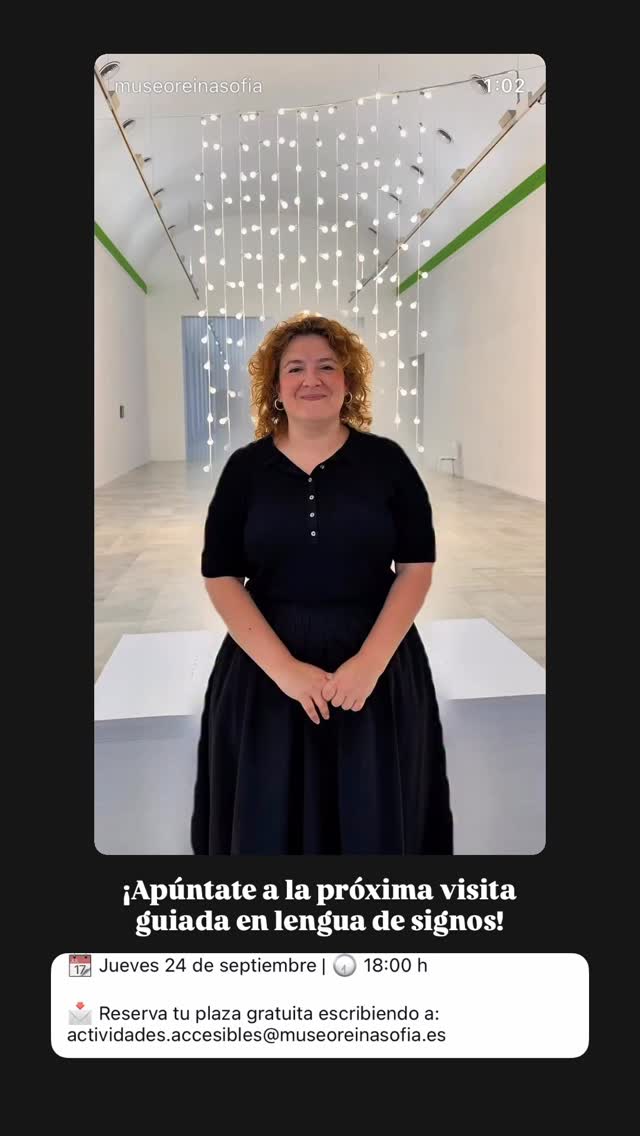 Guided visit in sign language