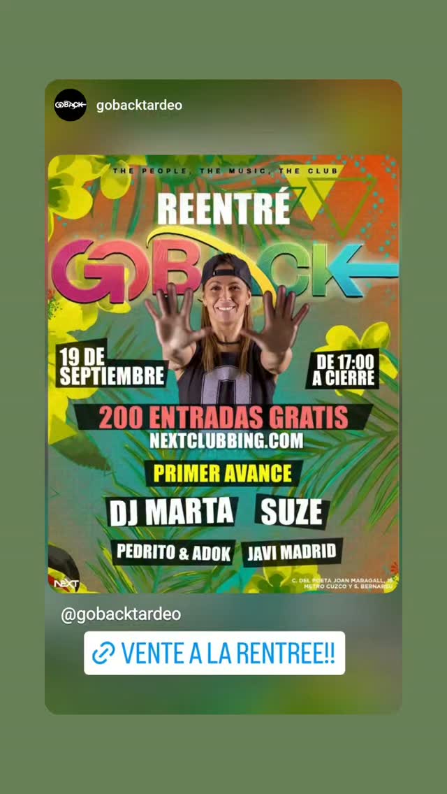 GO BACK Reentré