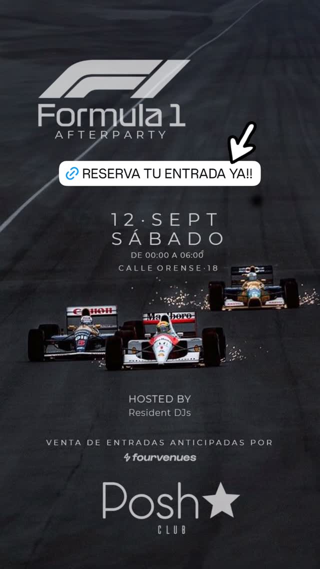 Formula 1 Afterparty