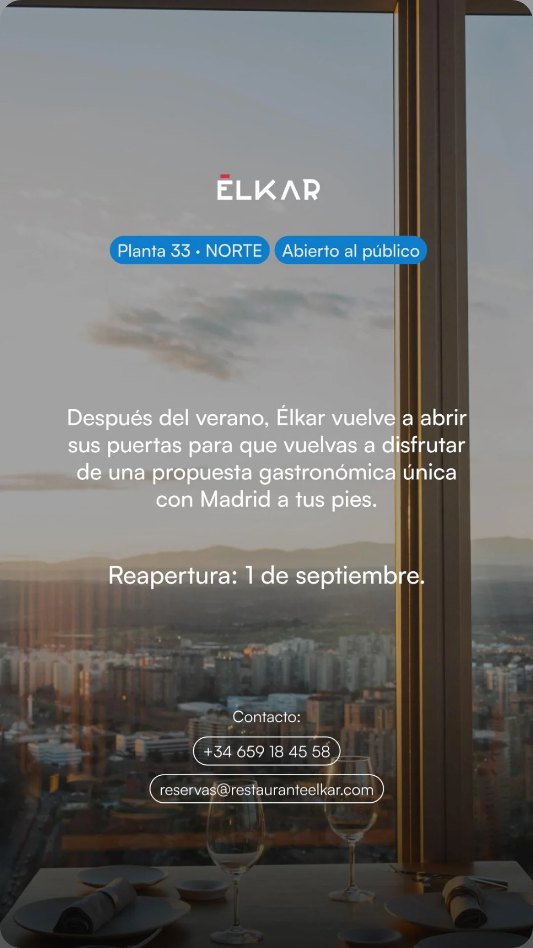 Élkar reopening (Reapertura)