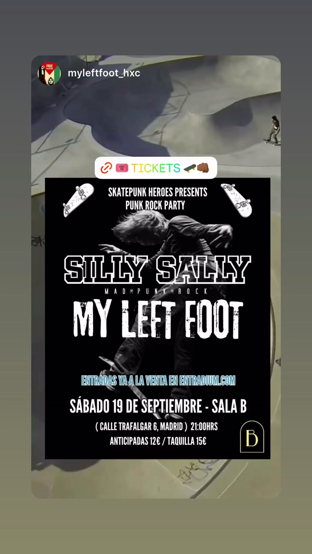 SILLY SALLY + MY LEFT FOOT — Punk Rock Party