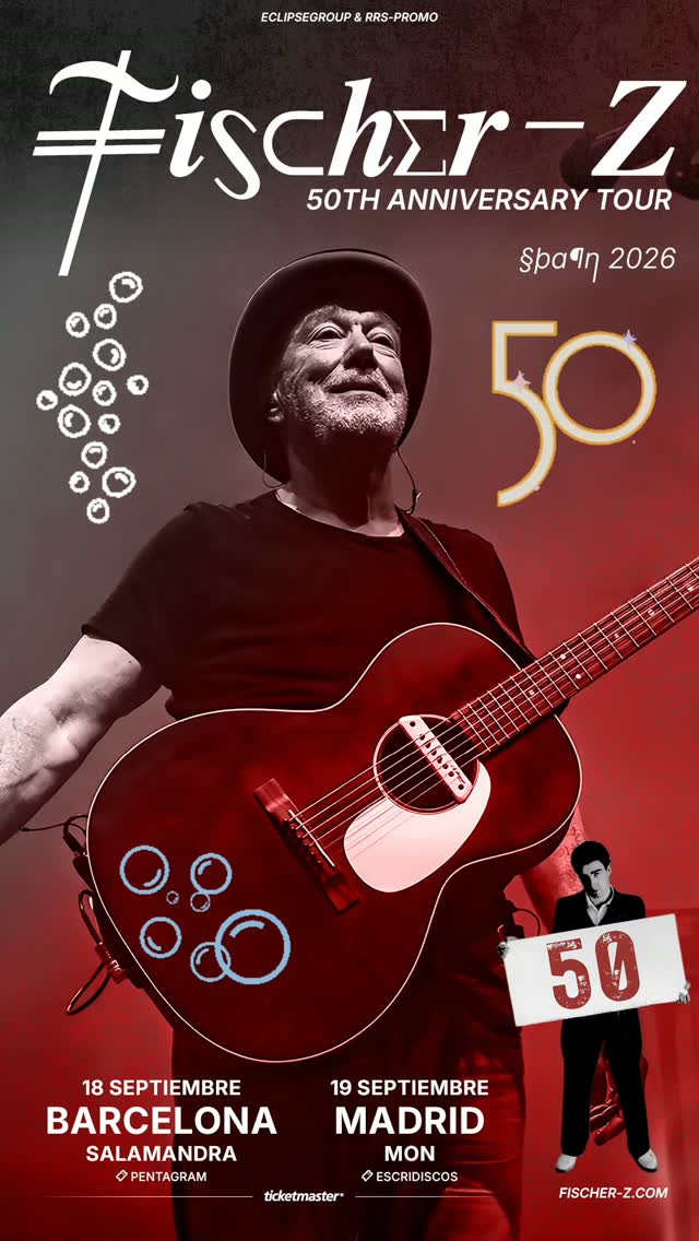 Fischer-Z — 50th Anniversary Tour