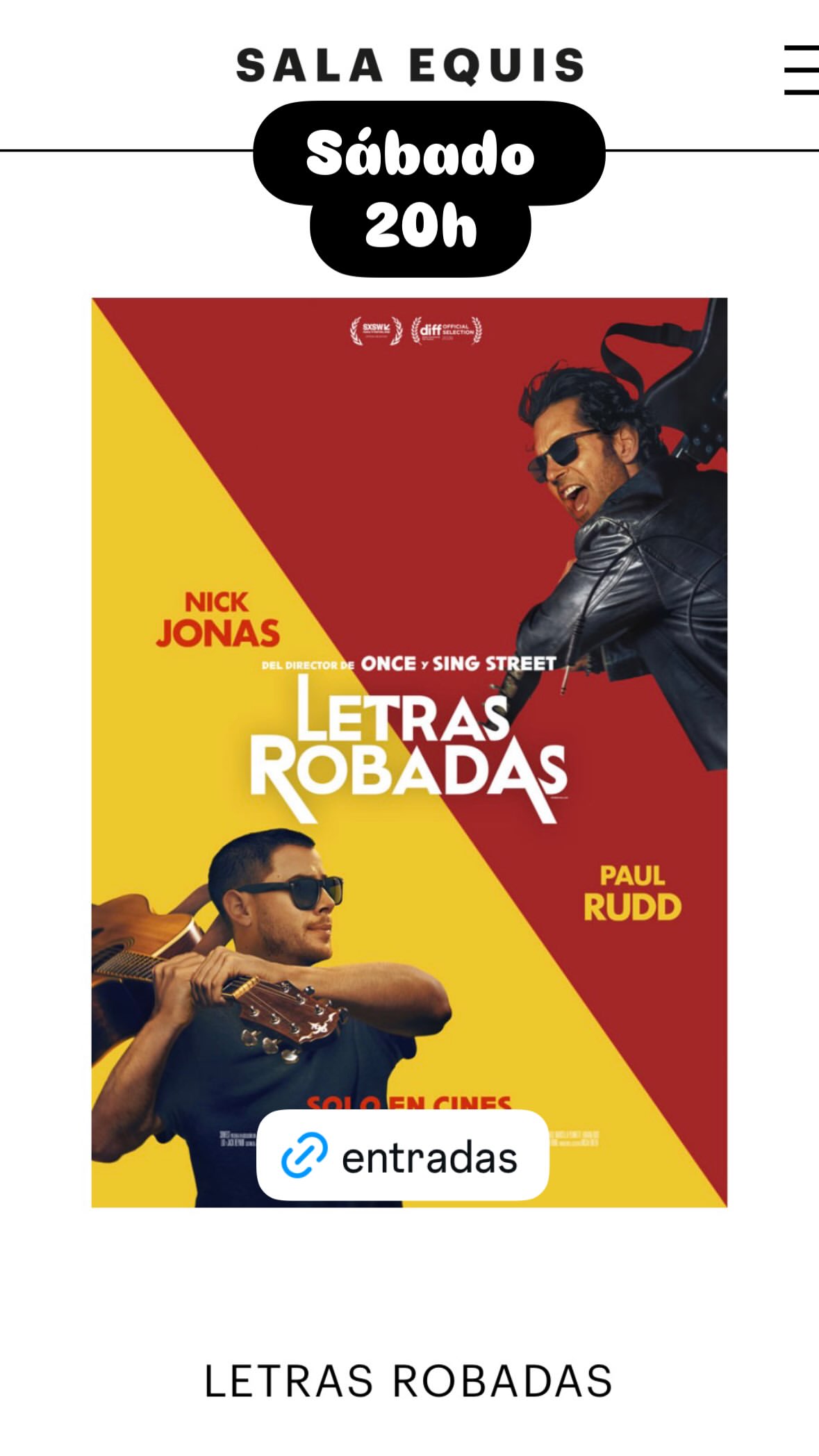 Letras Robadas — film screening