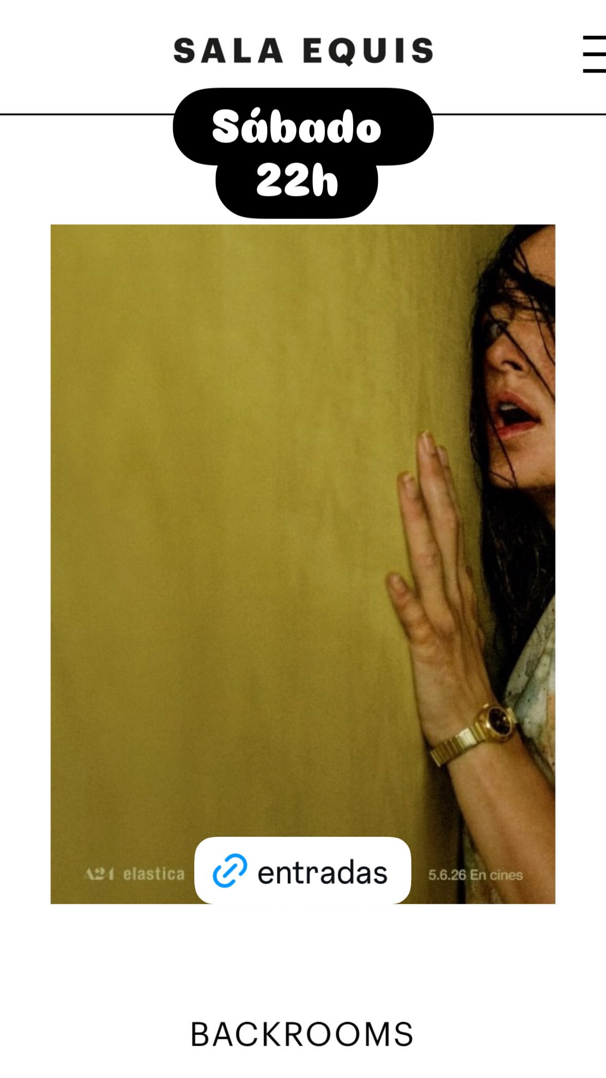 Backrooms — film screening