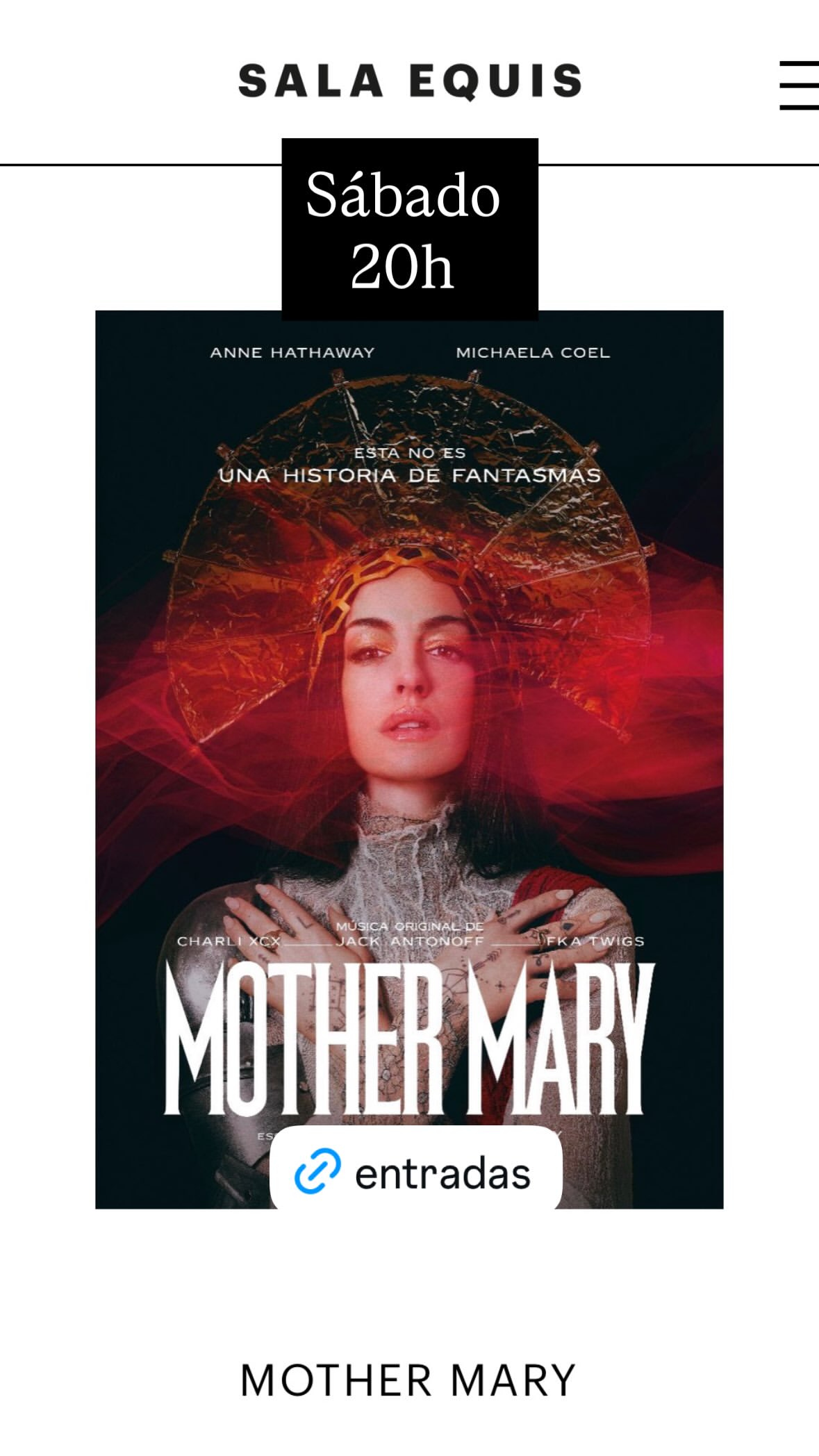 Mother Mary — screening