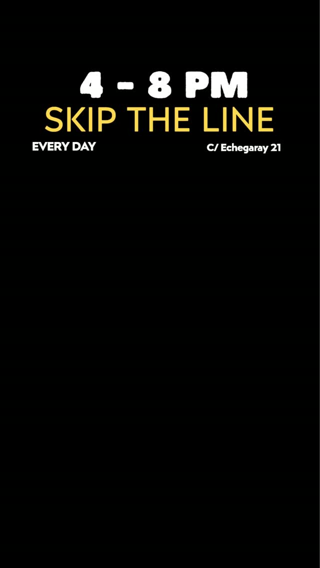 Skip the Line — daily 16:00–20:00