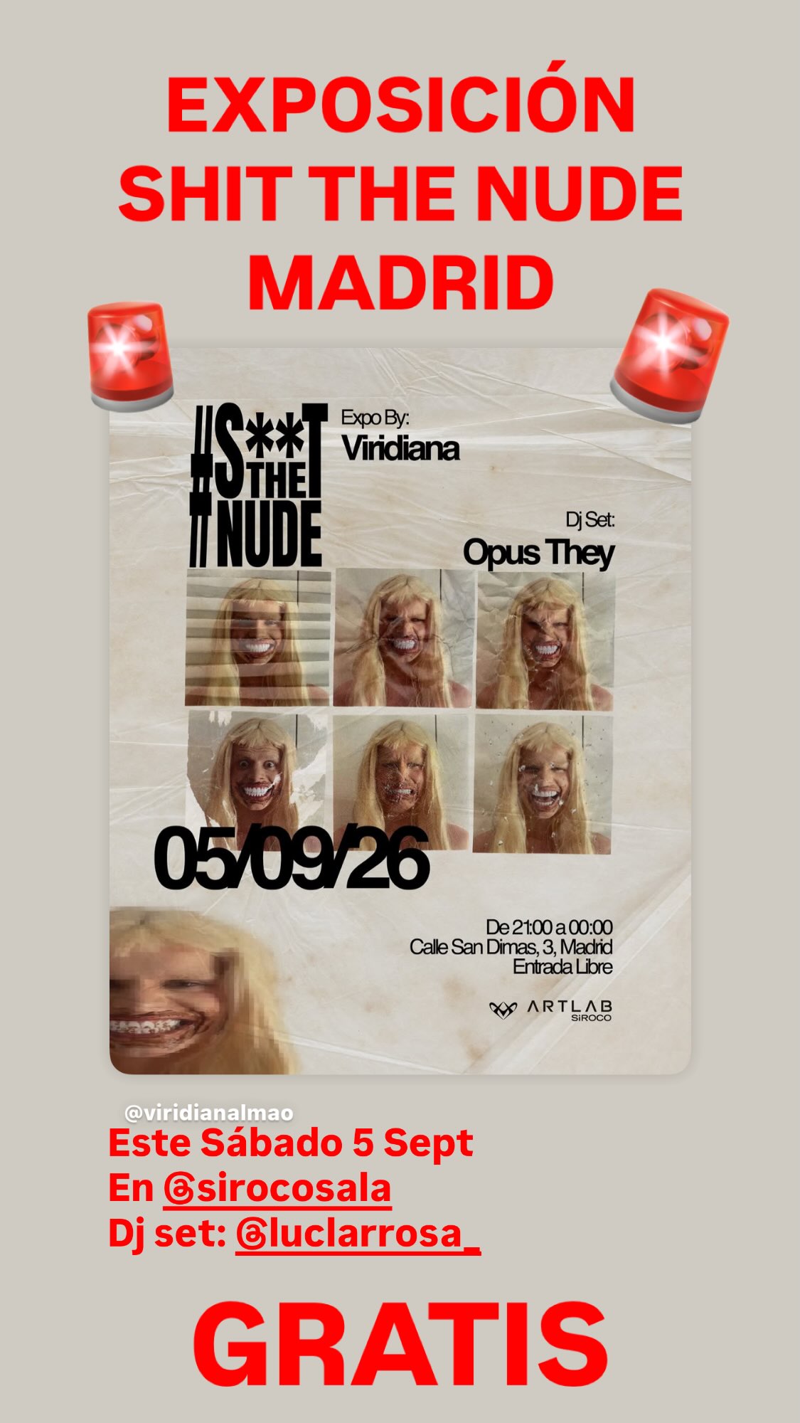 Exposición SHIT THE NUDE MADRID
