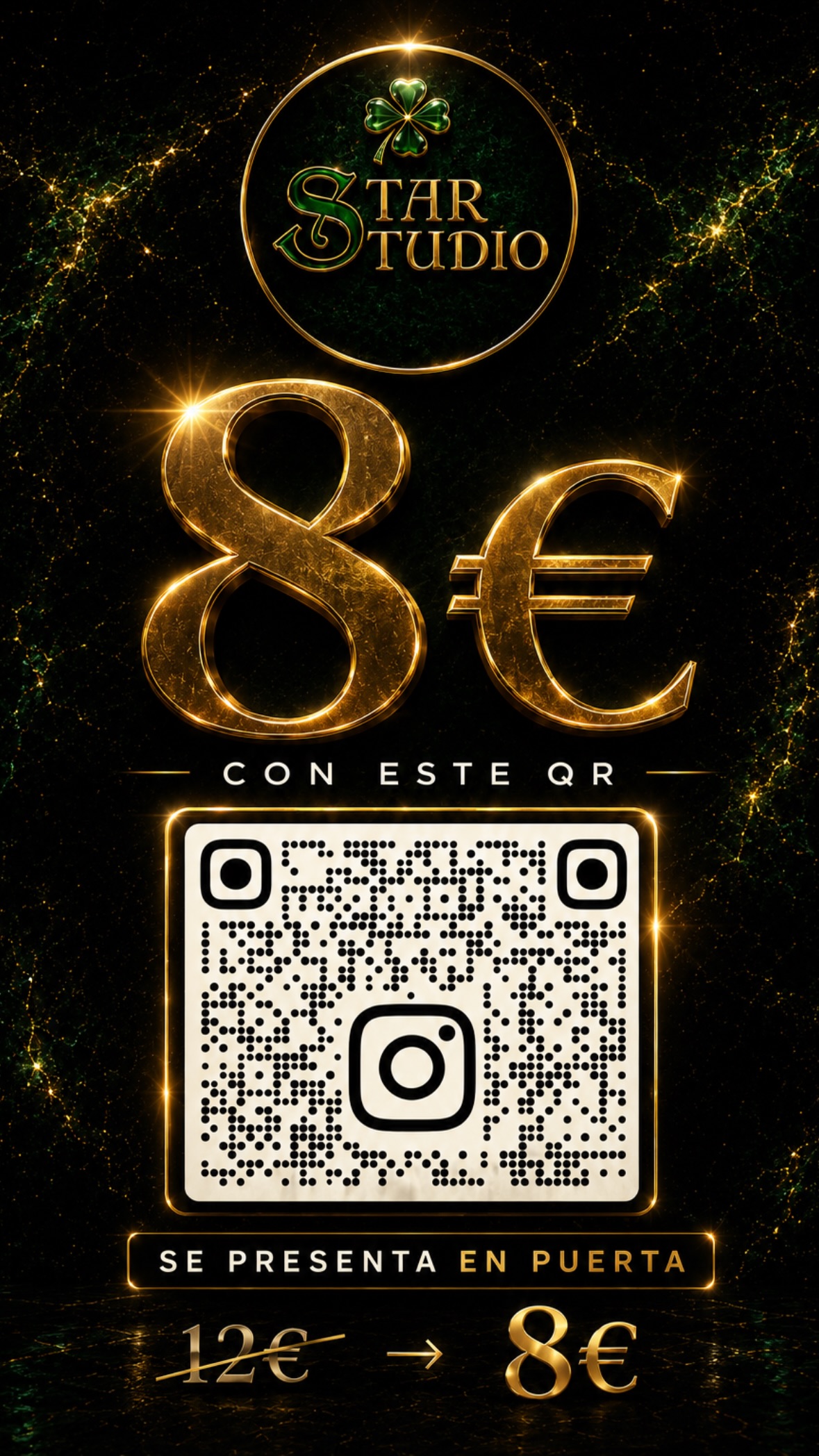 8€ entry with QR (door promo)