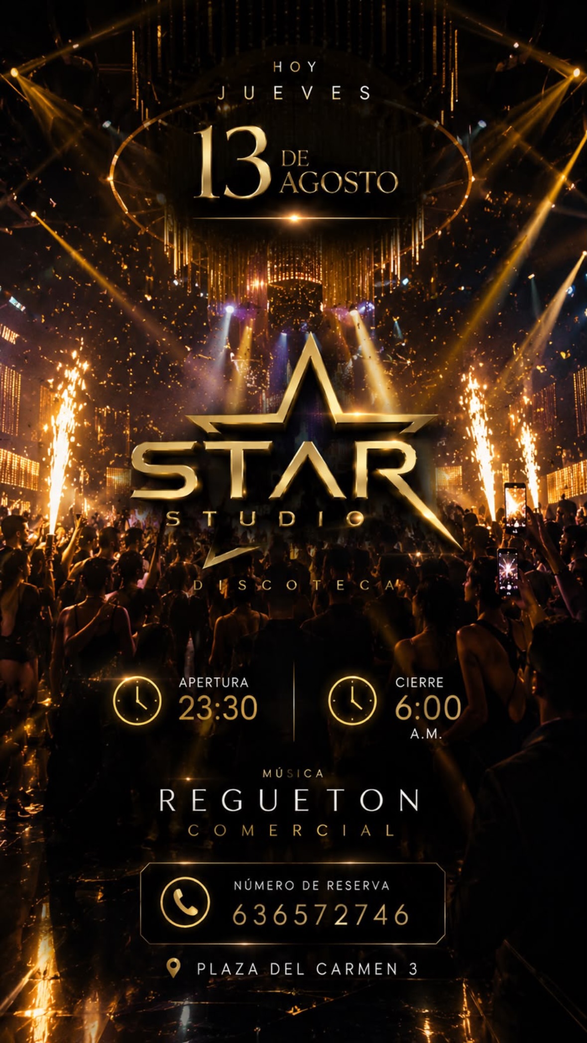 Star Studio — Reguetón Comercial Night