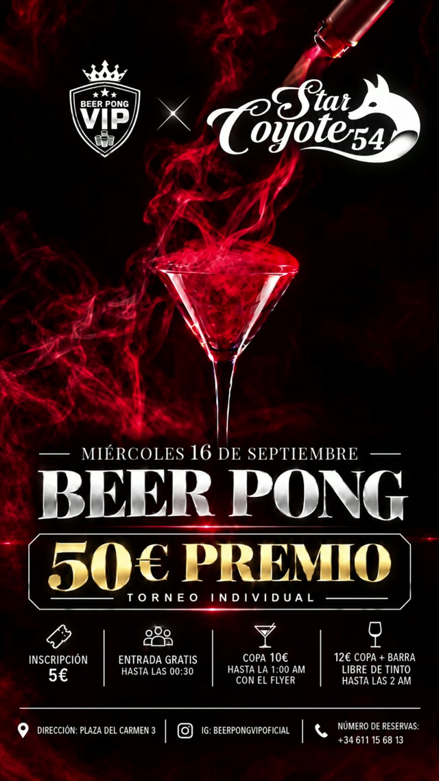 Beer Pong - 50€ Prize