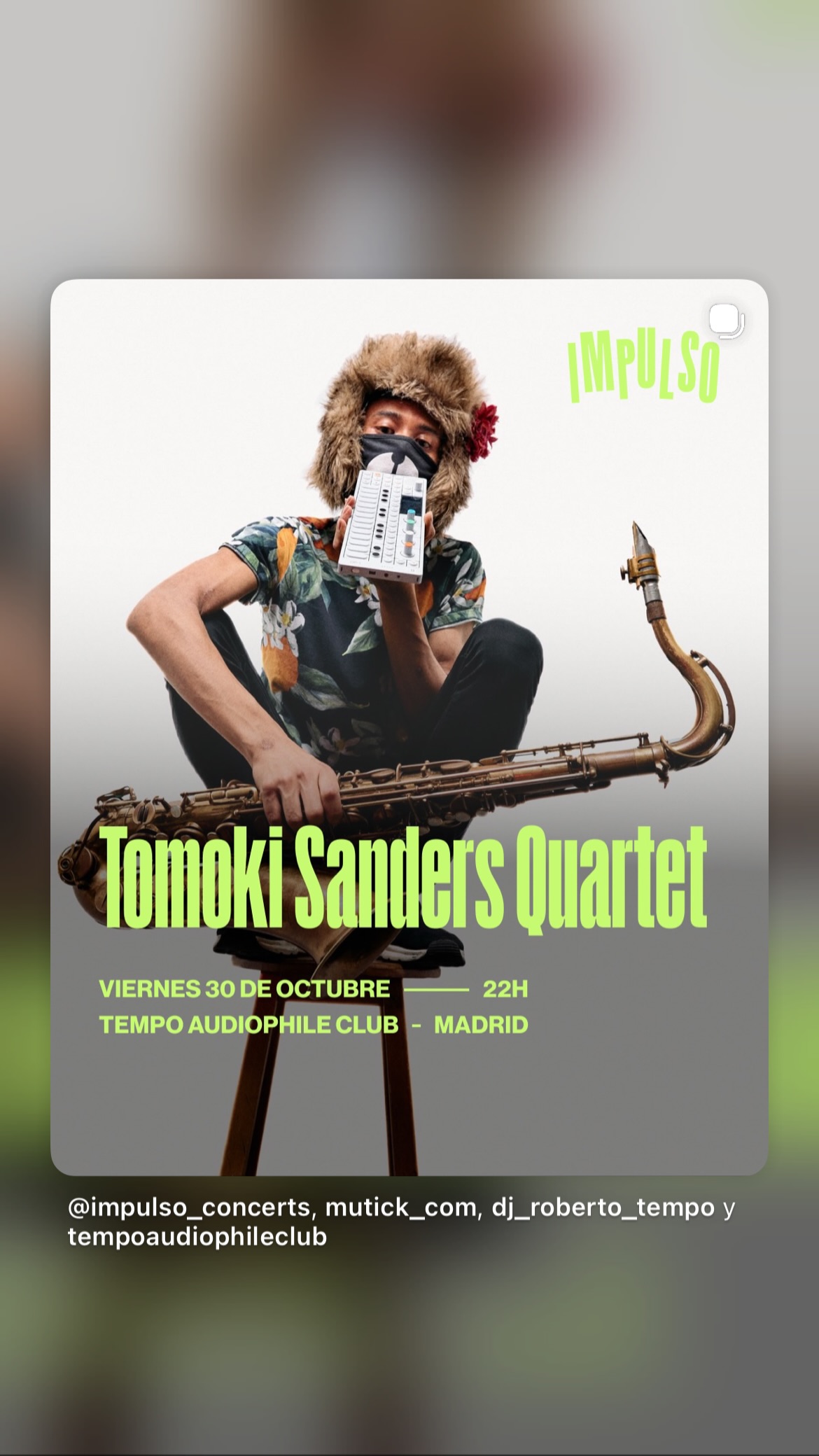 Impulso: Tomoki Sanders Quartet