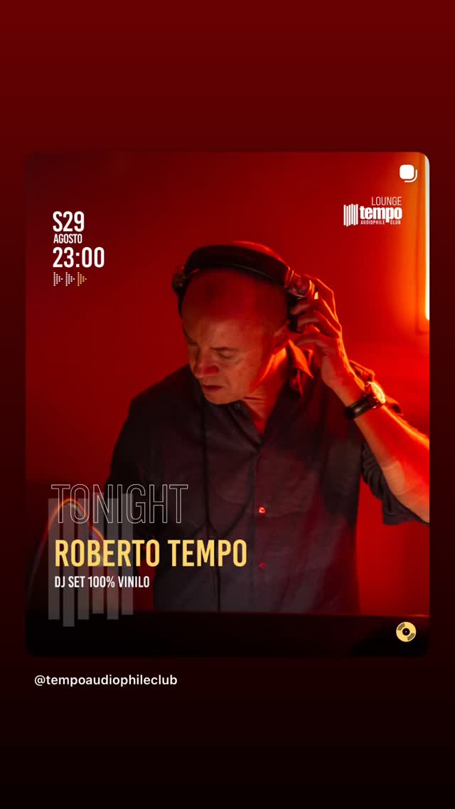 Roberto Tempo — Vinyl DJ Set