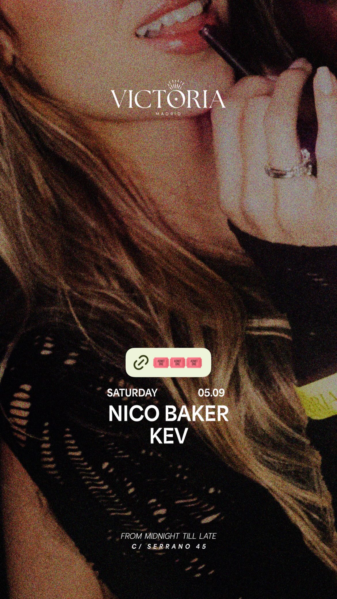 Saturday — NICO BAKER & KEV