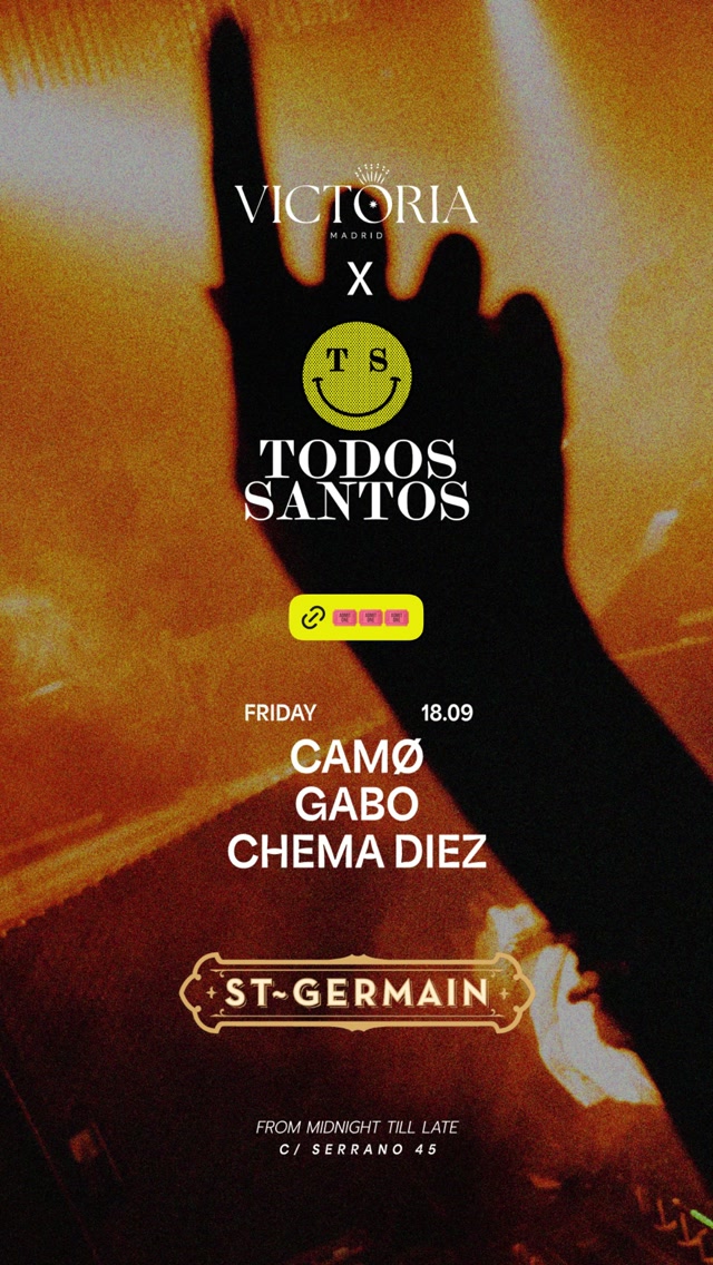 Todos Santos (Friday) — CAMØ, GABO, CHEMA DIEZ
