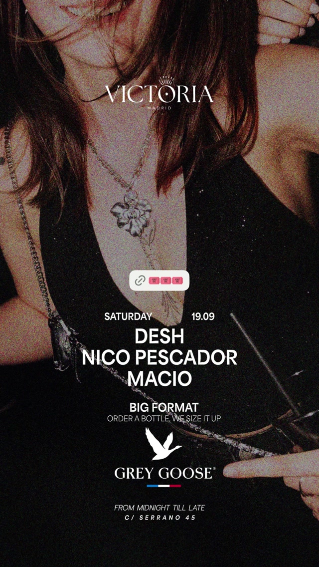 Saturdays at Victoria — DESH, NICO PESCADOR, MACIO