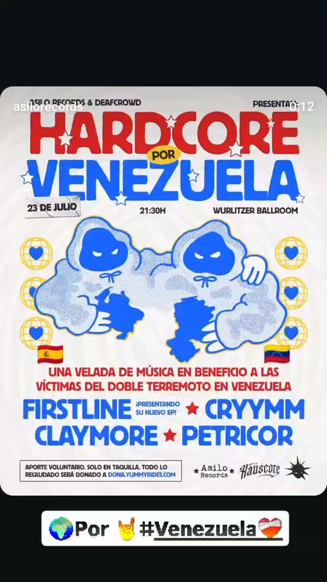 Hardcore por Venezuela — Firstline, Cryymm, Claymore, Petricor