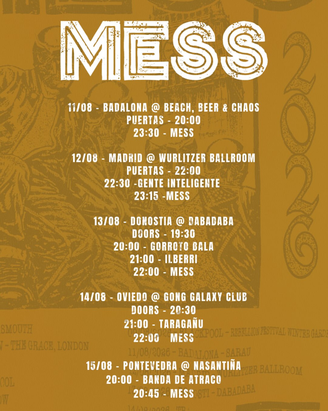 MESS Live at Wurlitzer Ballroom