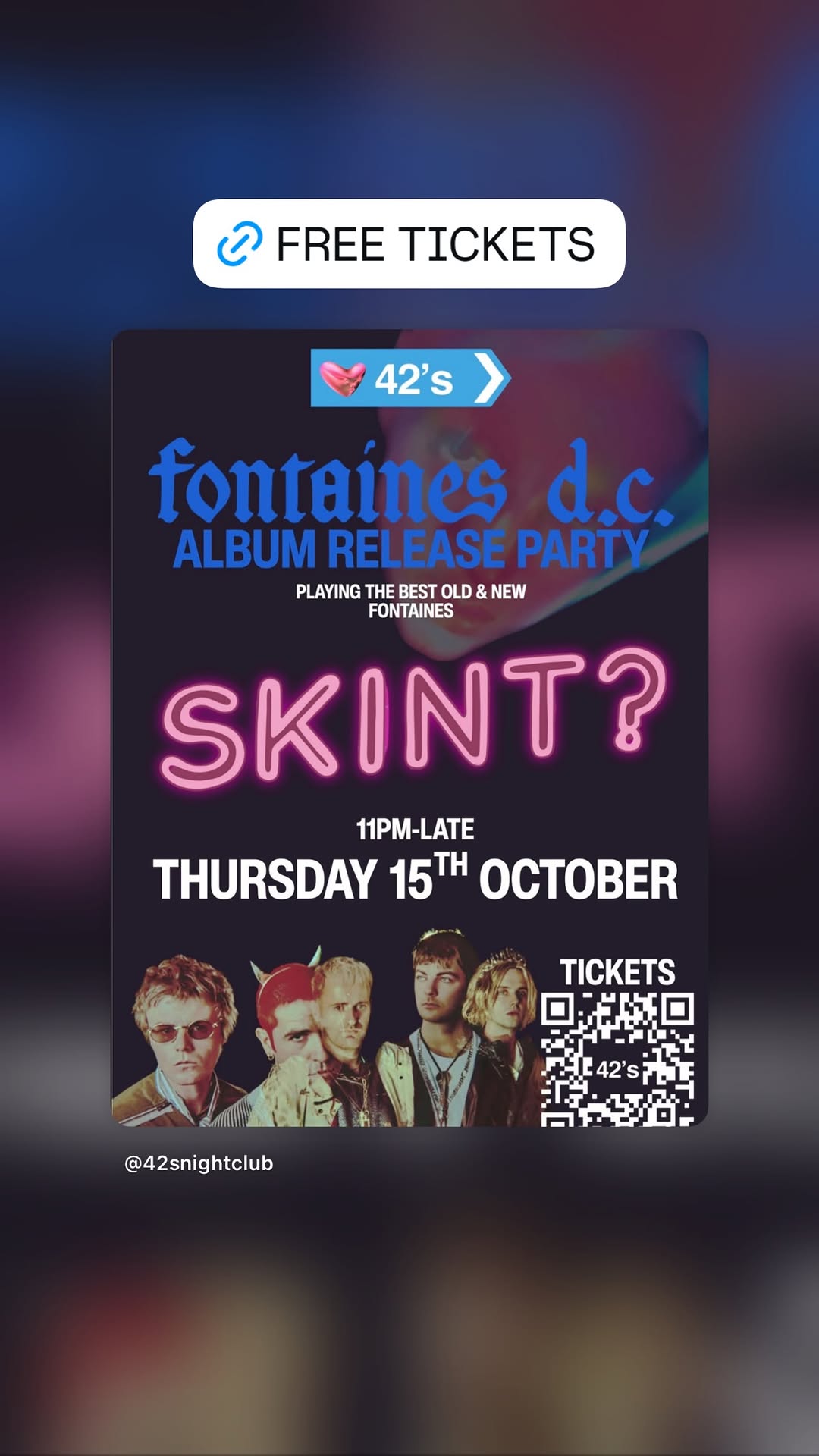 SKINT? — Fontaines d.c. album release party