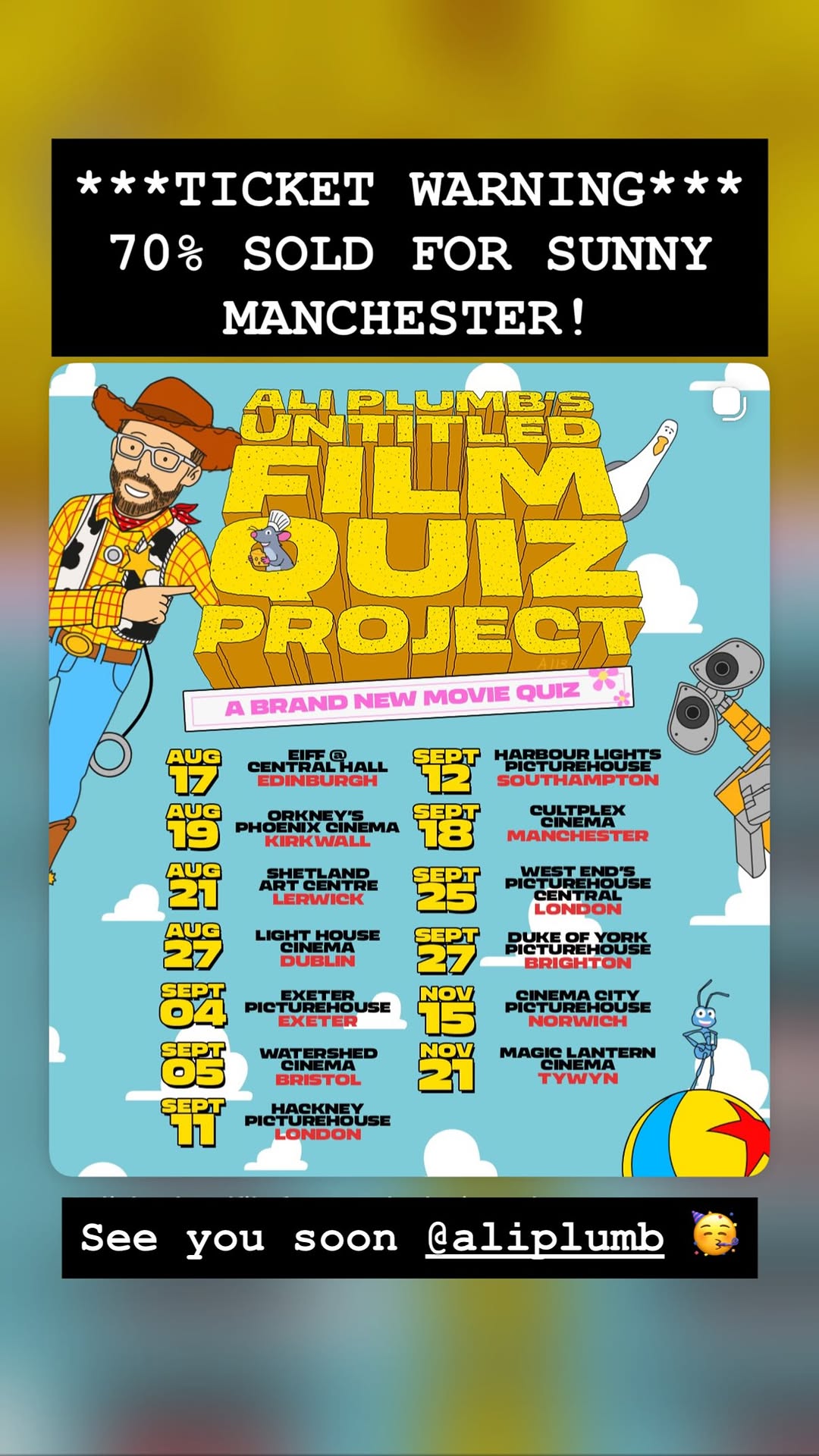 Ali Plumb's Untitled Film Quiz Project