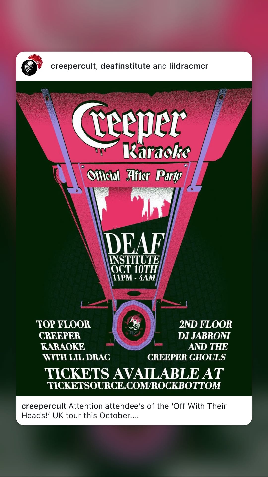 Creeper Karaoke — Official After Party