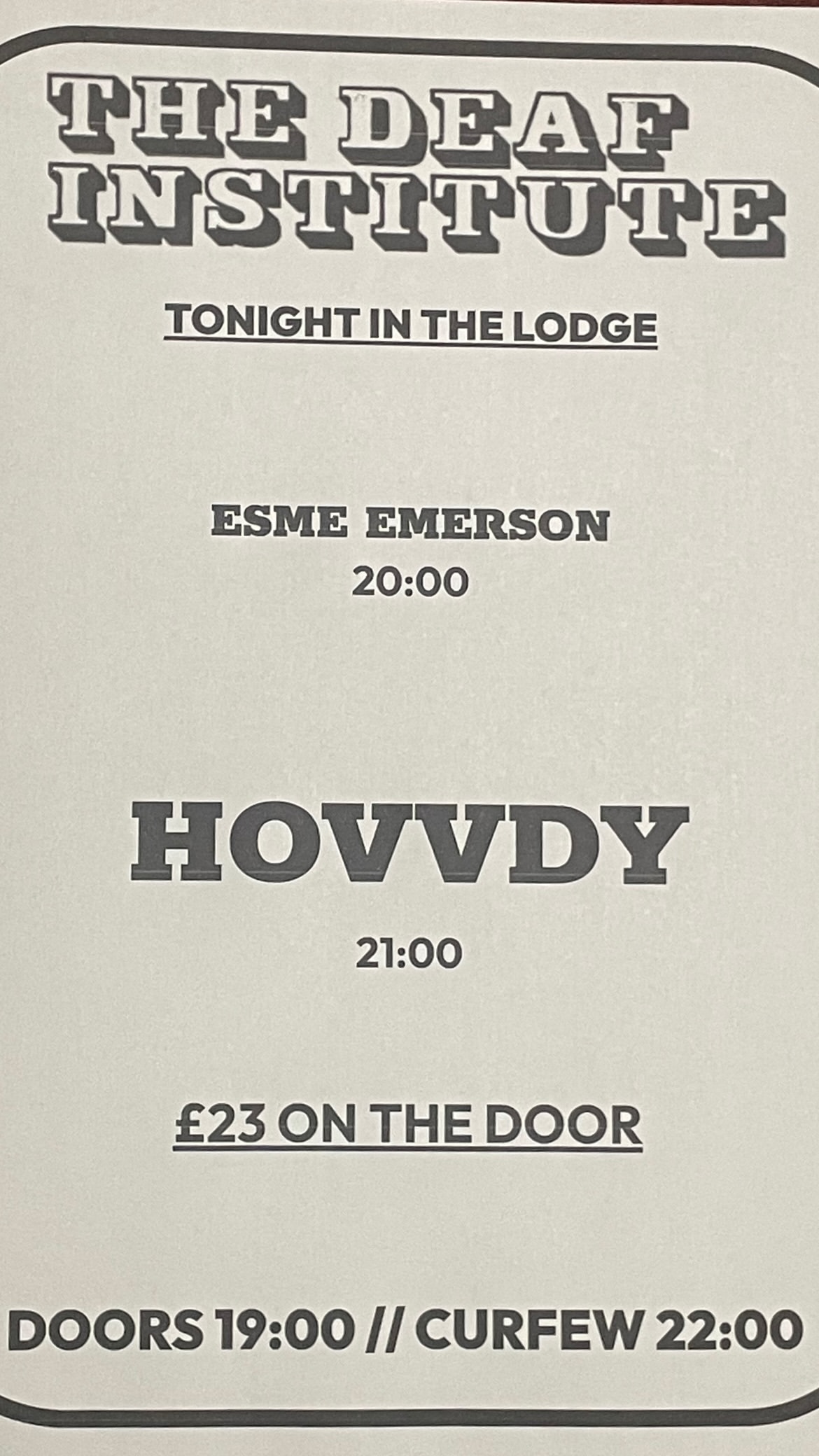 Hovvdy + Esme Emerson