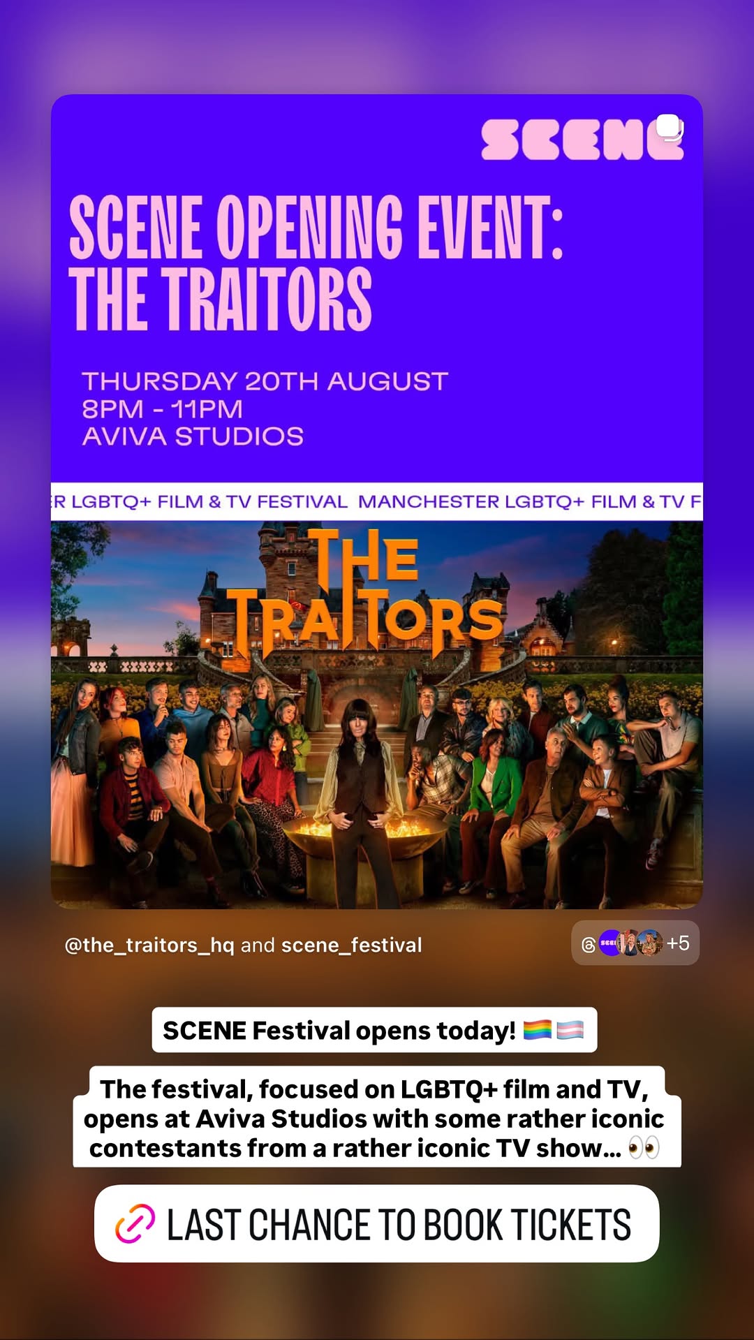 SCENE Festival Opening Event: The Traitors