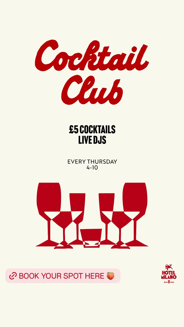 Hotel Milano Thursday Cocktail Club