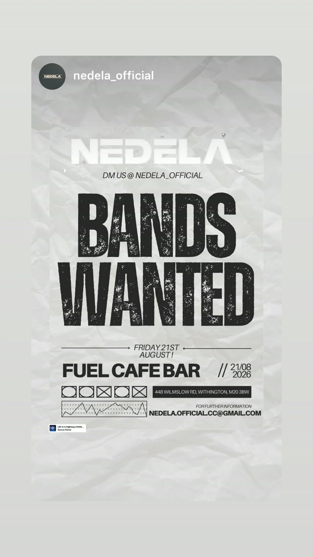 NEDELA — Bands Wanted