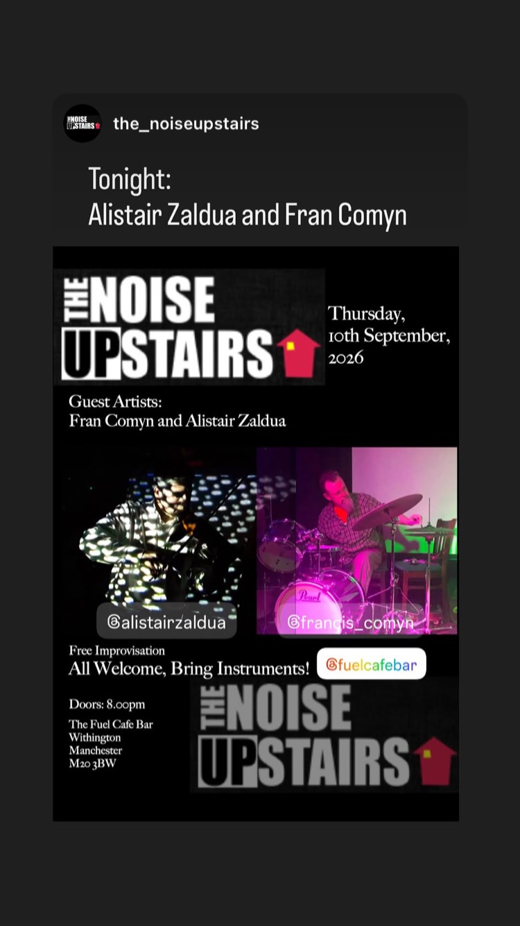 The Noise Upstairs: Fran Comyn & Alistair Zaldua