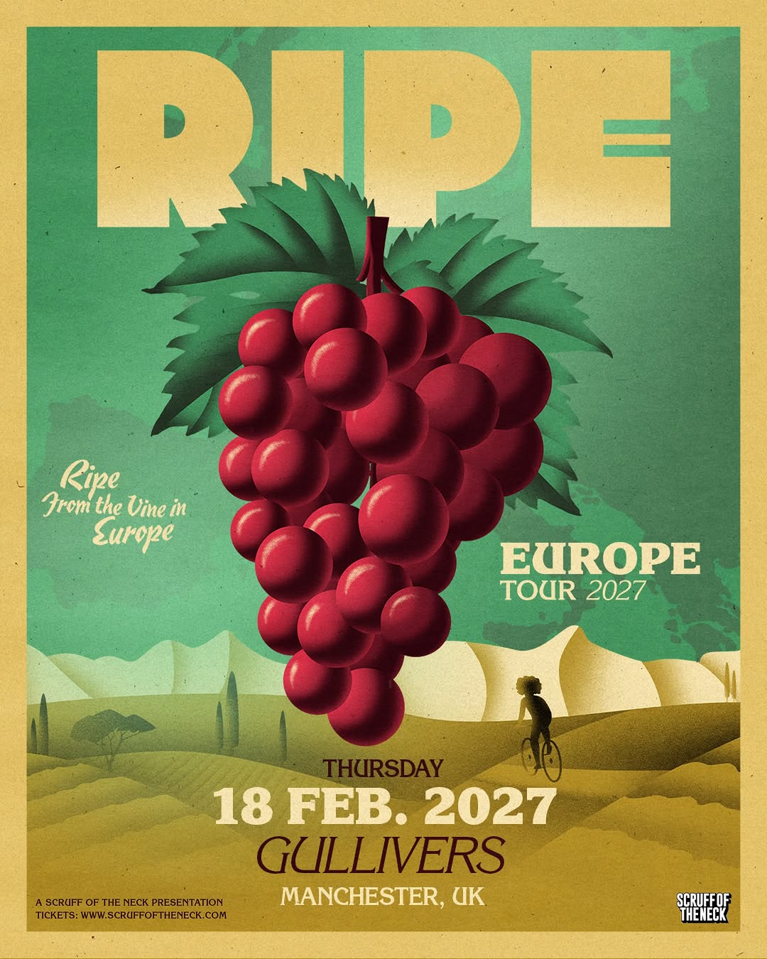 ripelove — Ripe From The Vine (Europe Tour 2027)