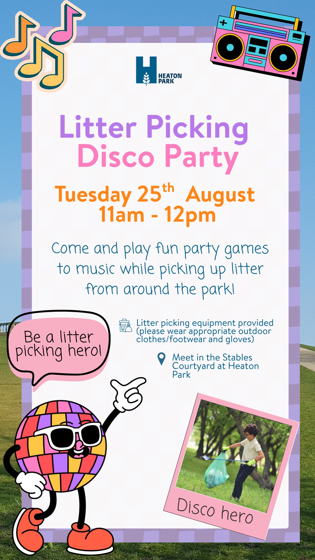 Litter Picking Disco Party