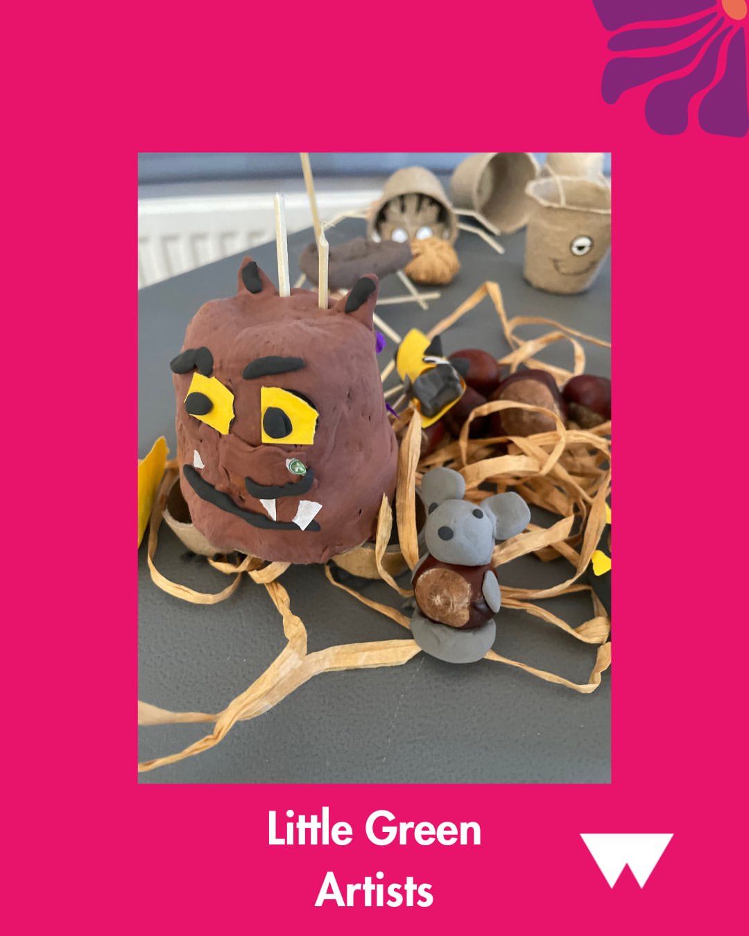 Little Green Artists family art workshop