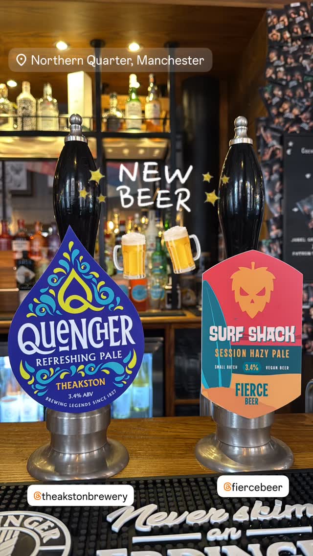 New beers on tap — Quencher & Surf Shack