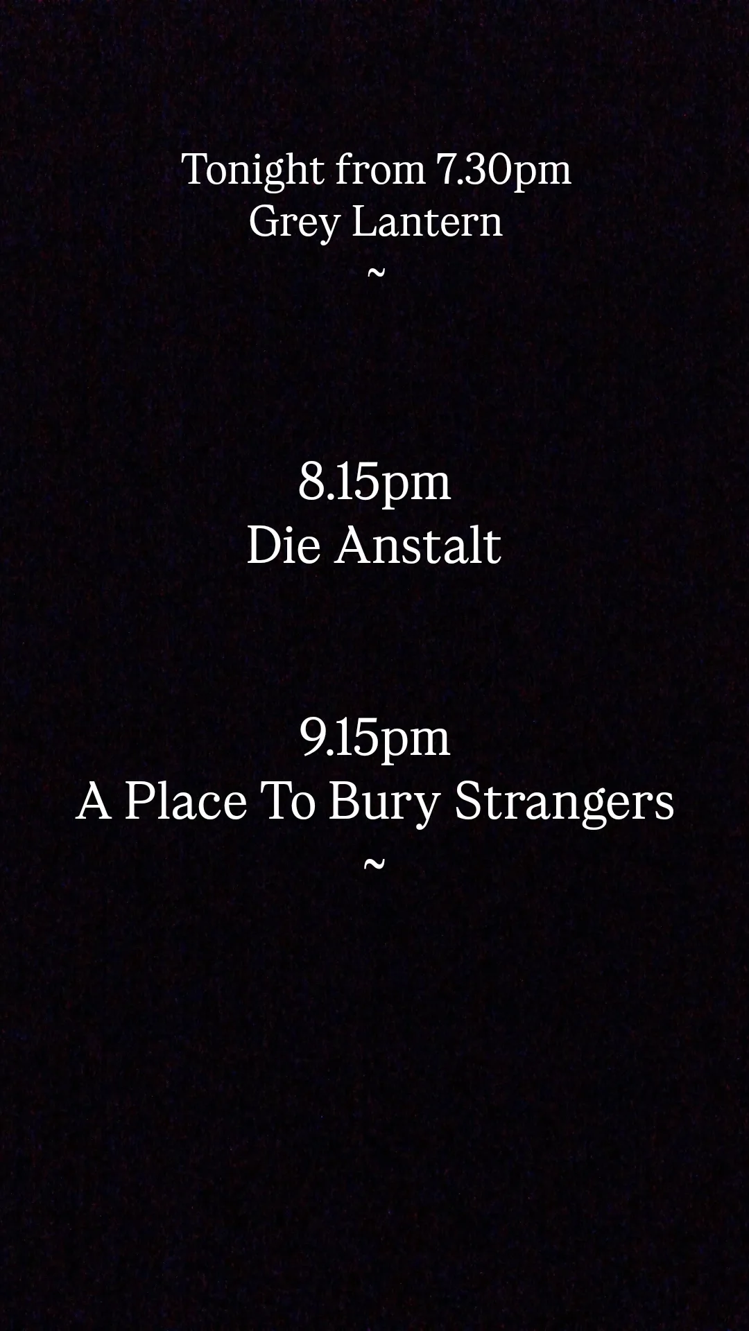 Grey Lantern (A Place To Bury Strangers)