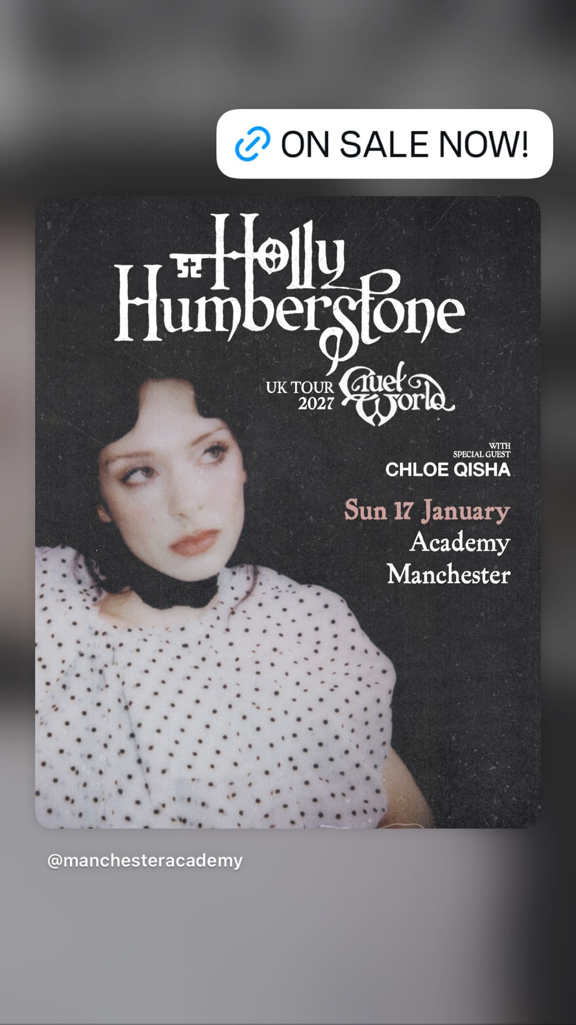 Holly Humberstone at Manchester Academy