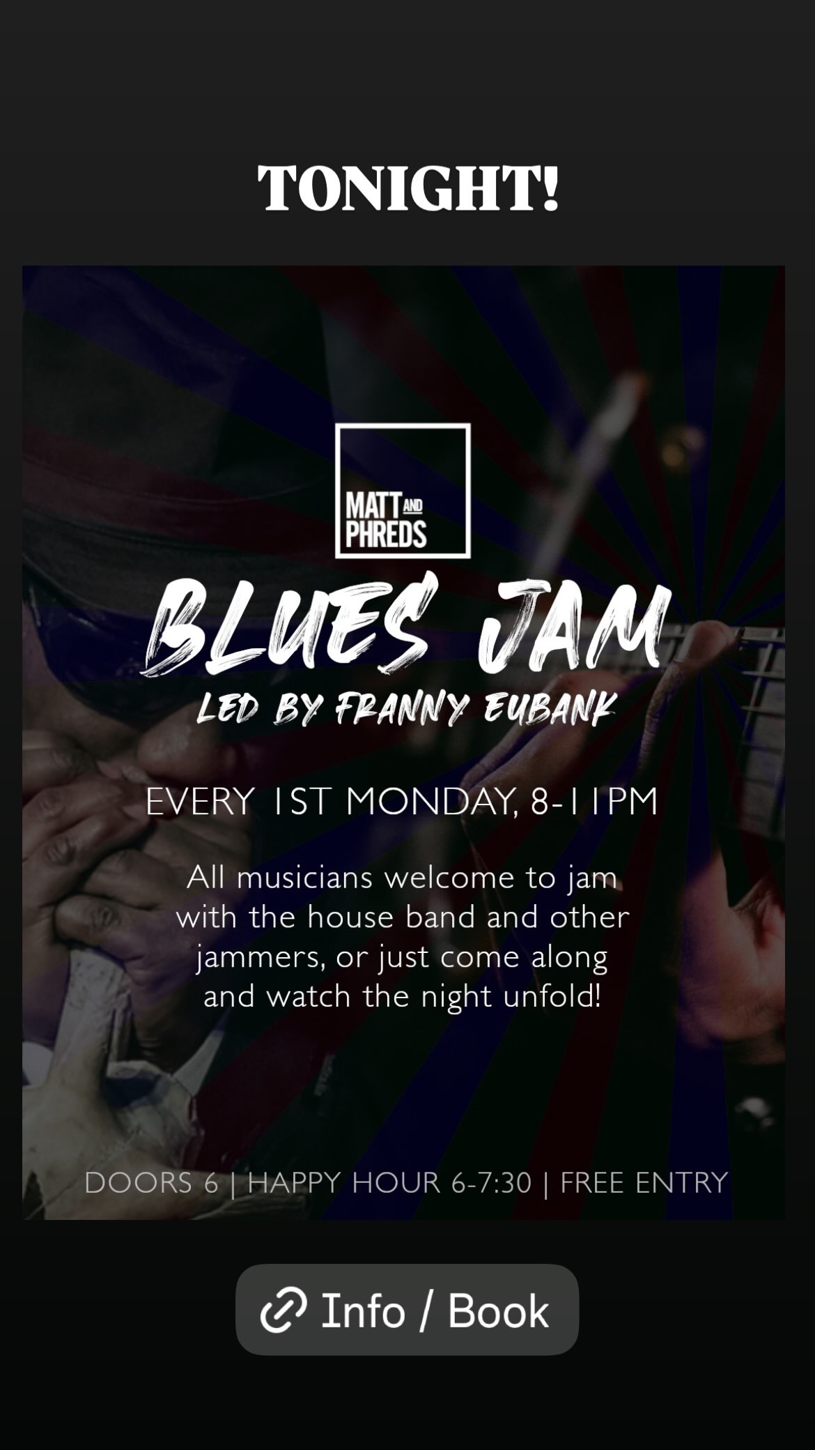 Blues Jam — led by Franny Eubank