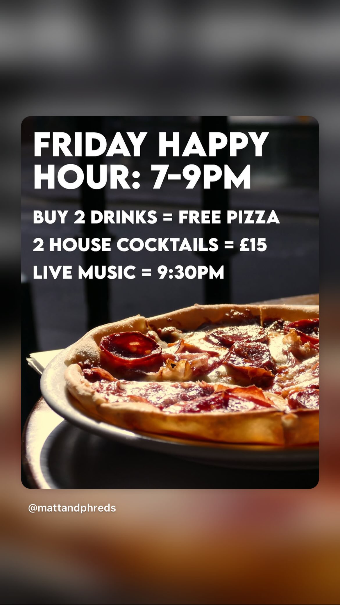 Friday Happy Hour