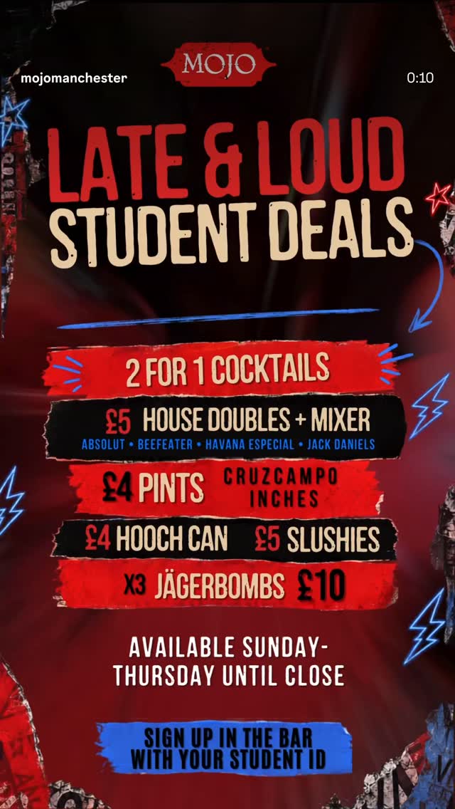 Late & Loud Student Deals